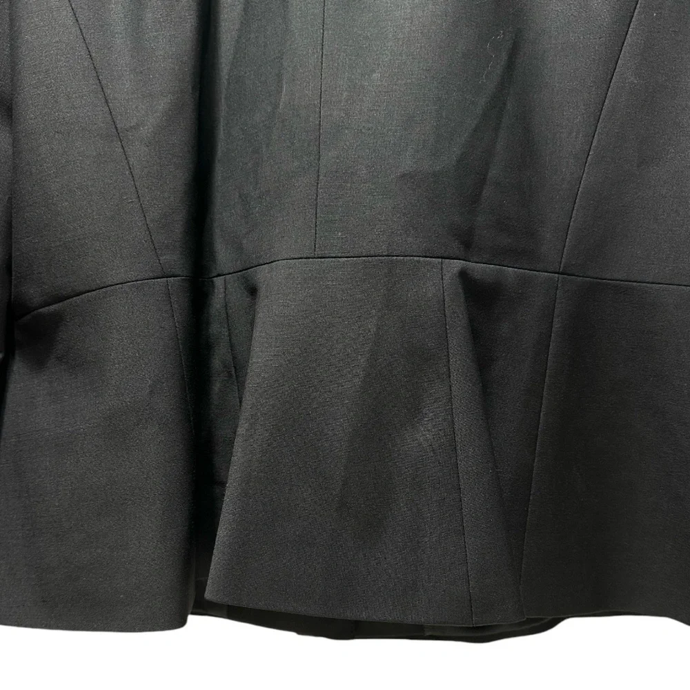 Ann Taylor NWT The One-Button Sophia Blazer in Midnight Blue Tropical Wool - Picture 7 of 12